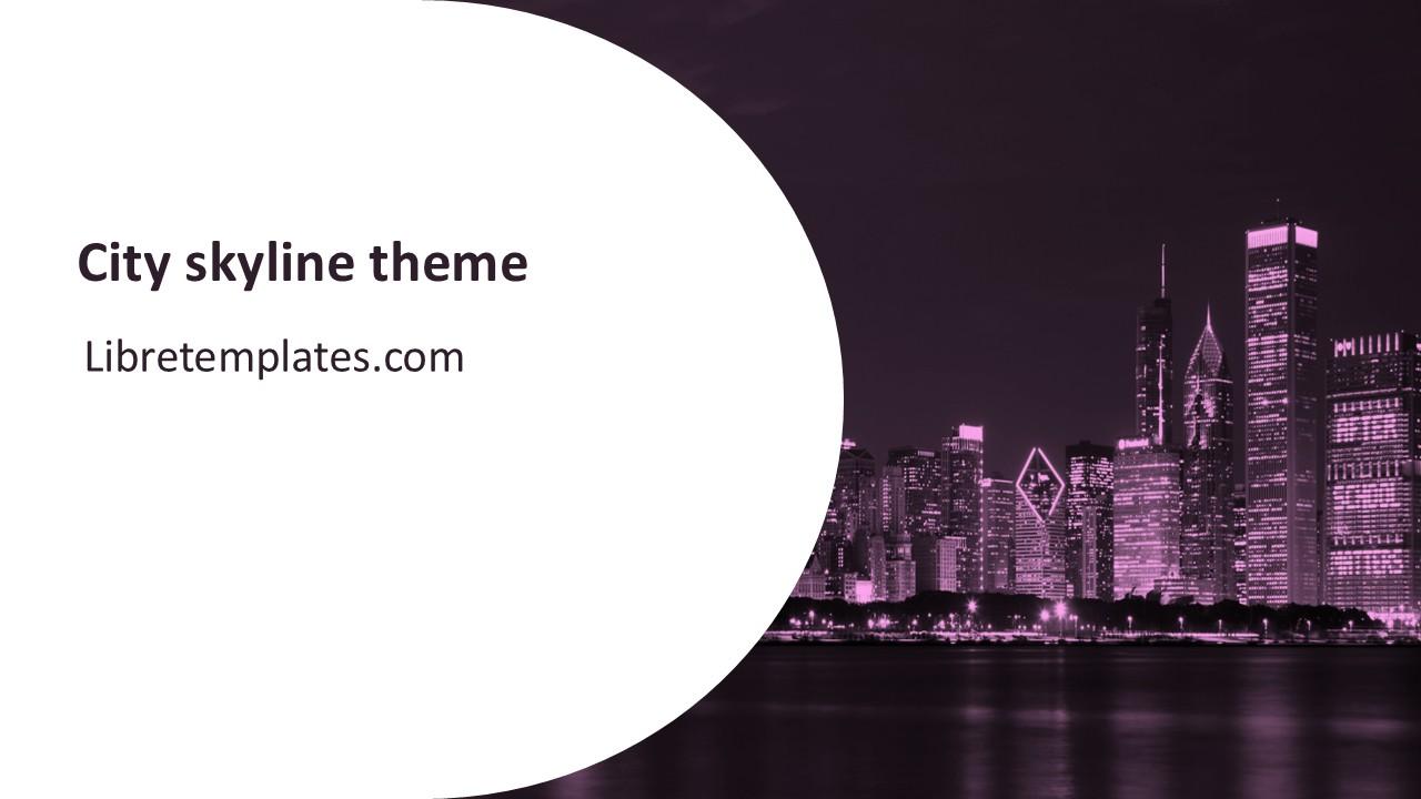 City by the lake theme