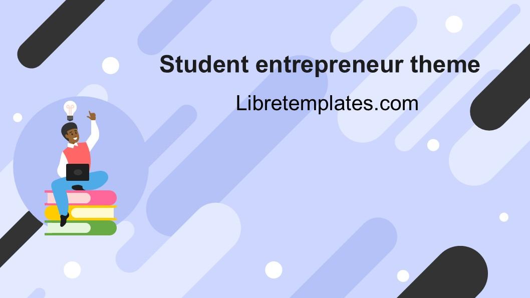 Student entrepreneur theme