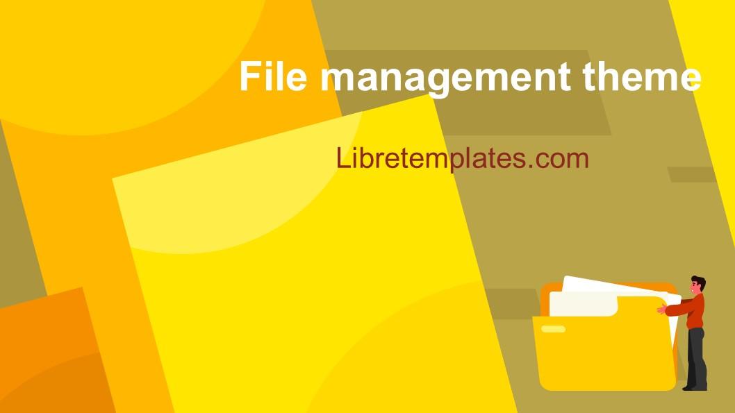 File management theme