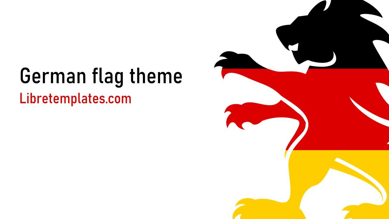 German flag theme