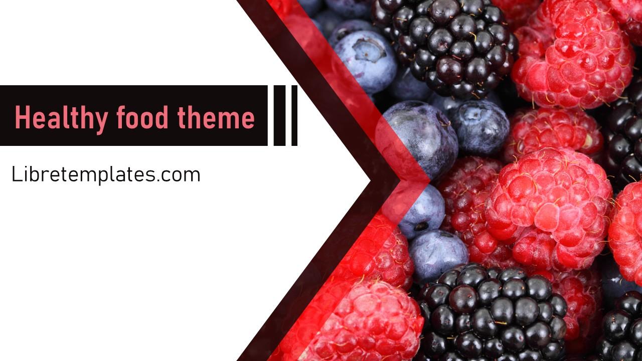 Healthy fruit and diet theme