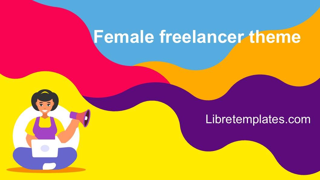 Female freelancer theme