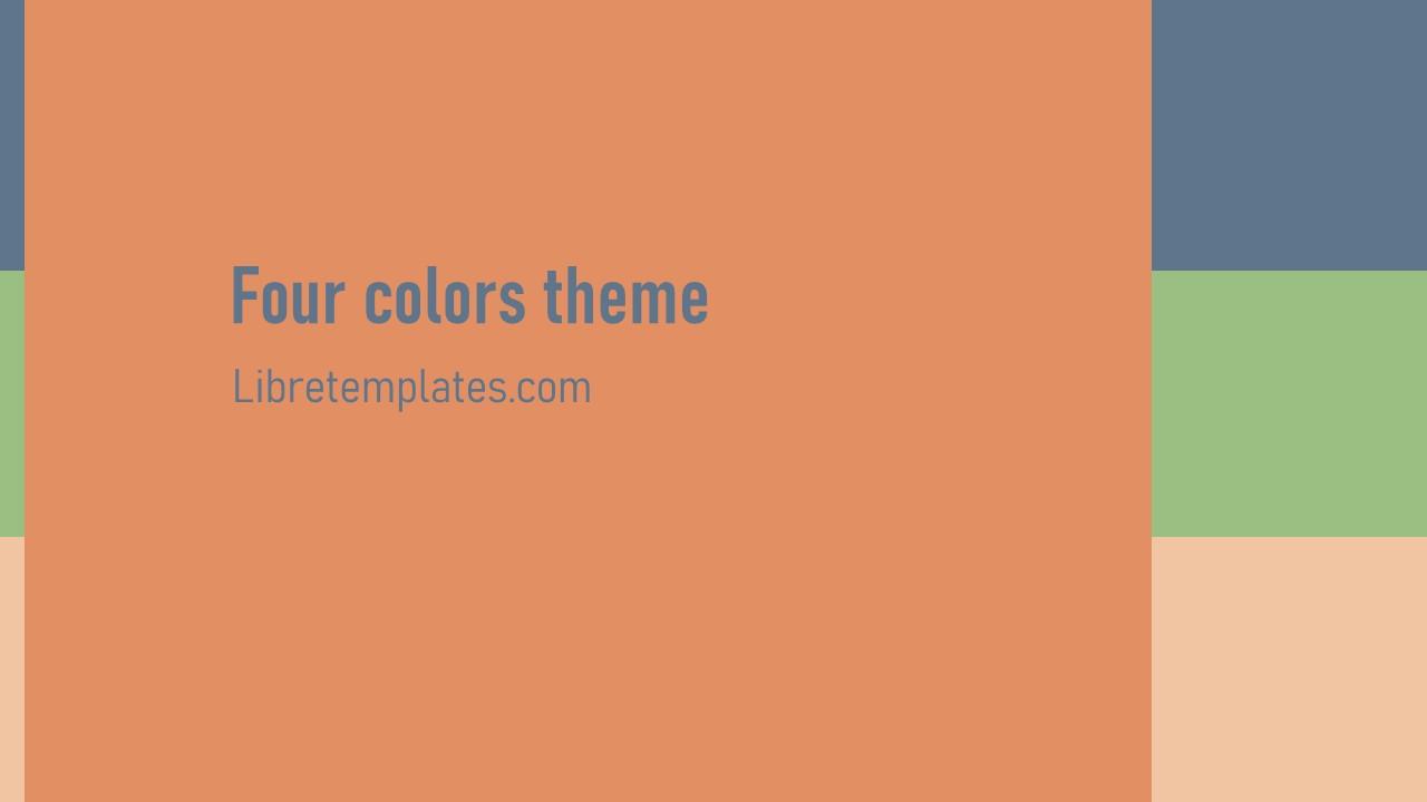 Four colors theme 3