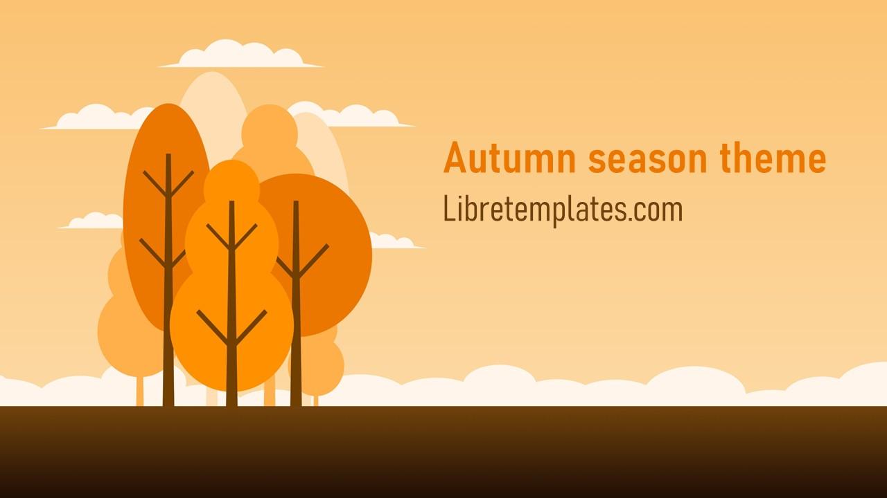 Autumn season theme