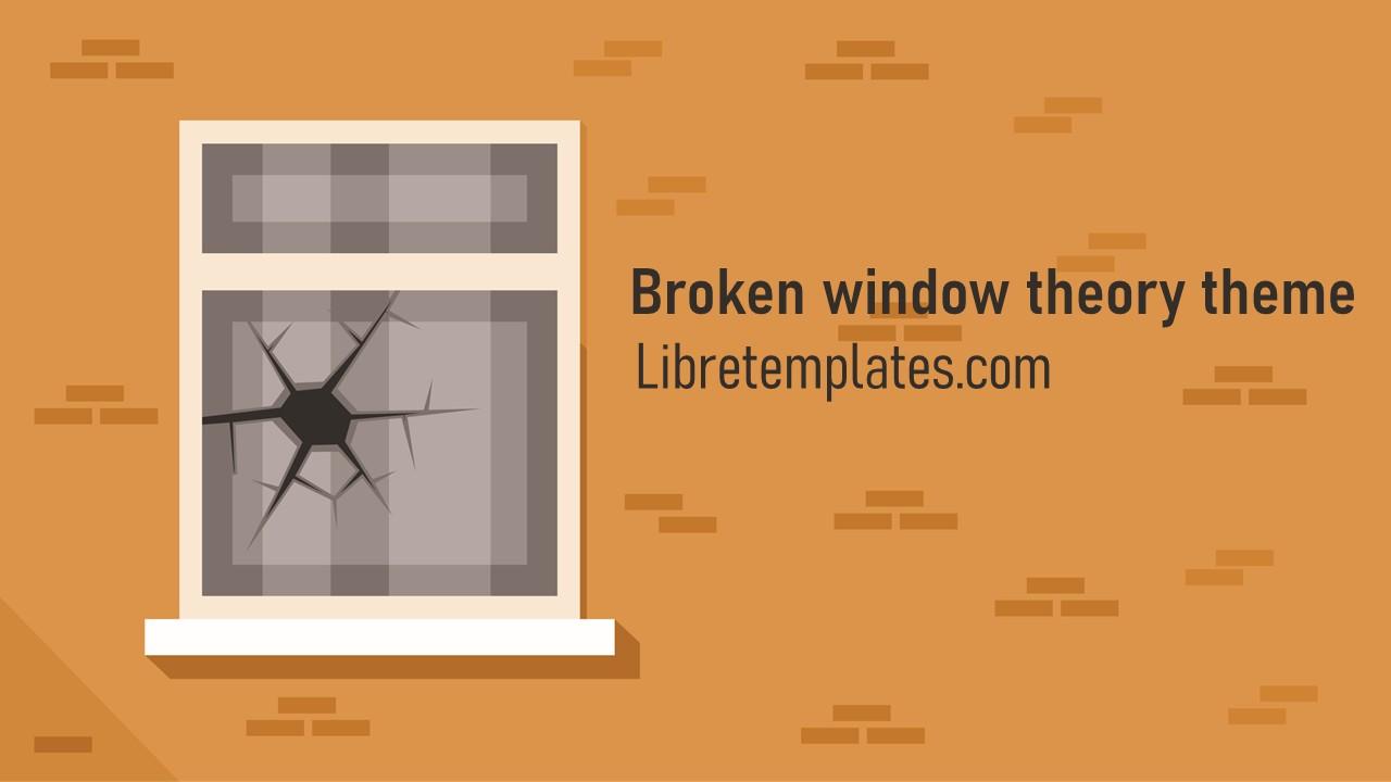 Thema der Broken-Fenster-Theorie