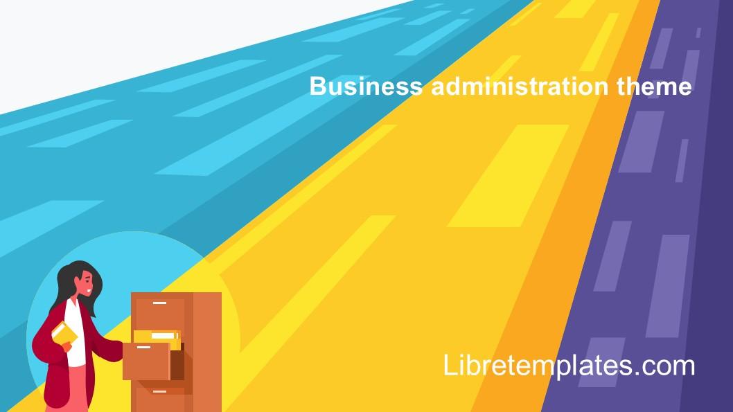 Business administration theme