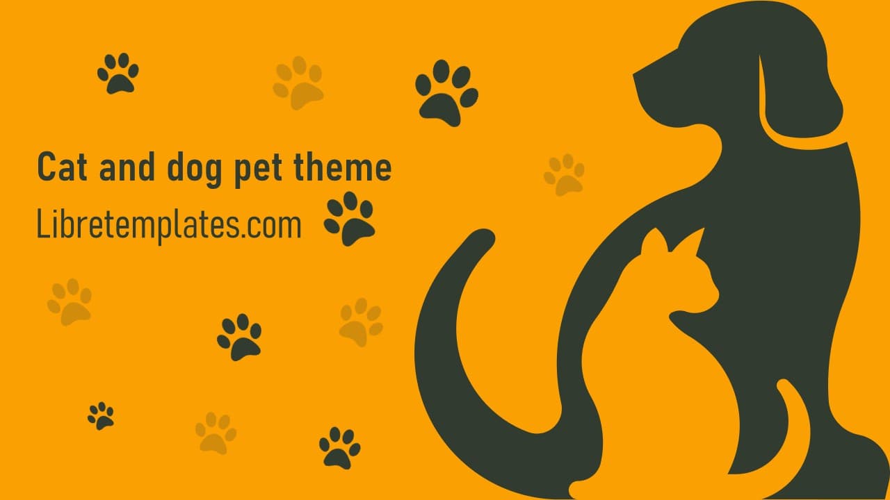 Cat and dog pet theme