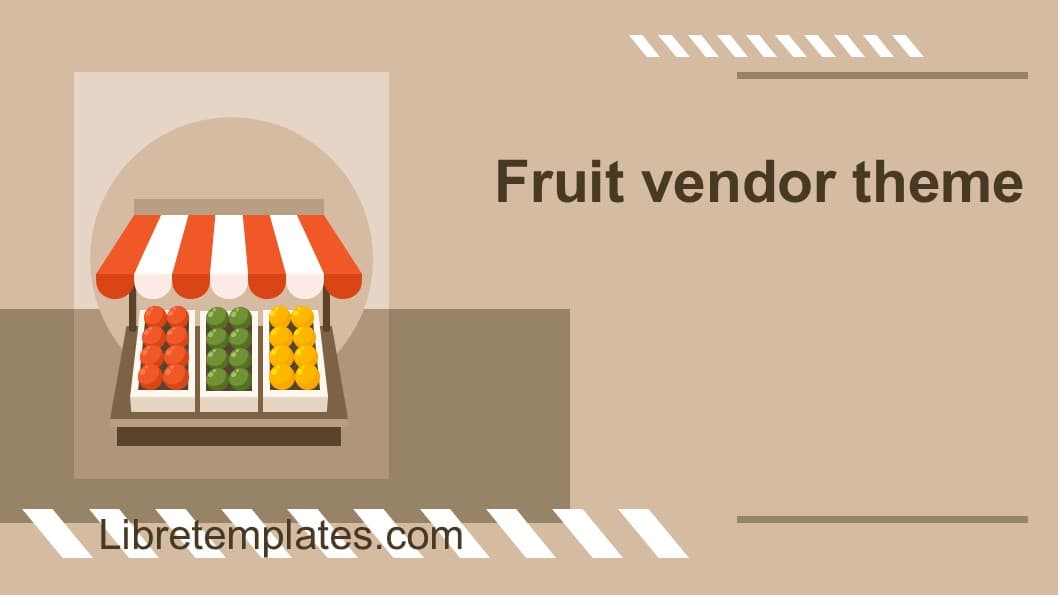 Fruit vendor theme