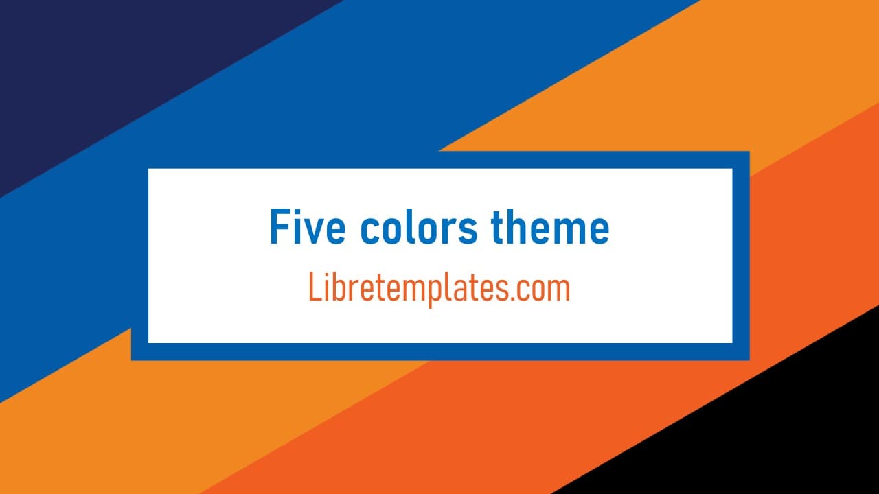 Five colors theme 2