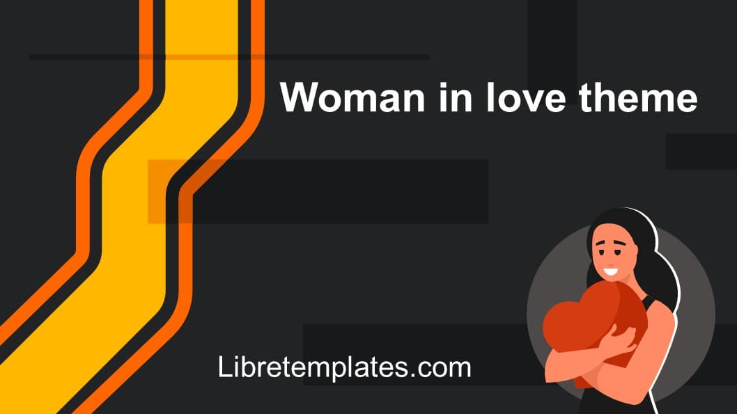 Woman in love theme
