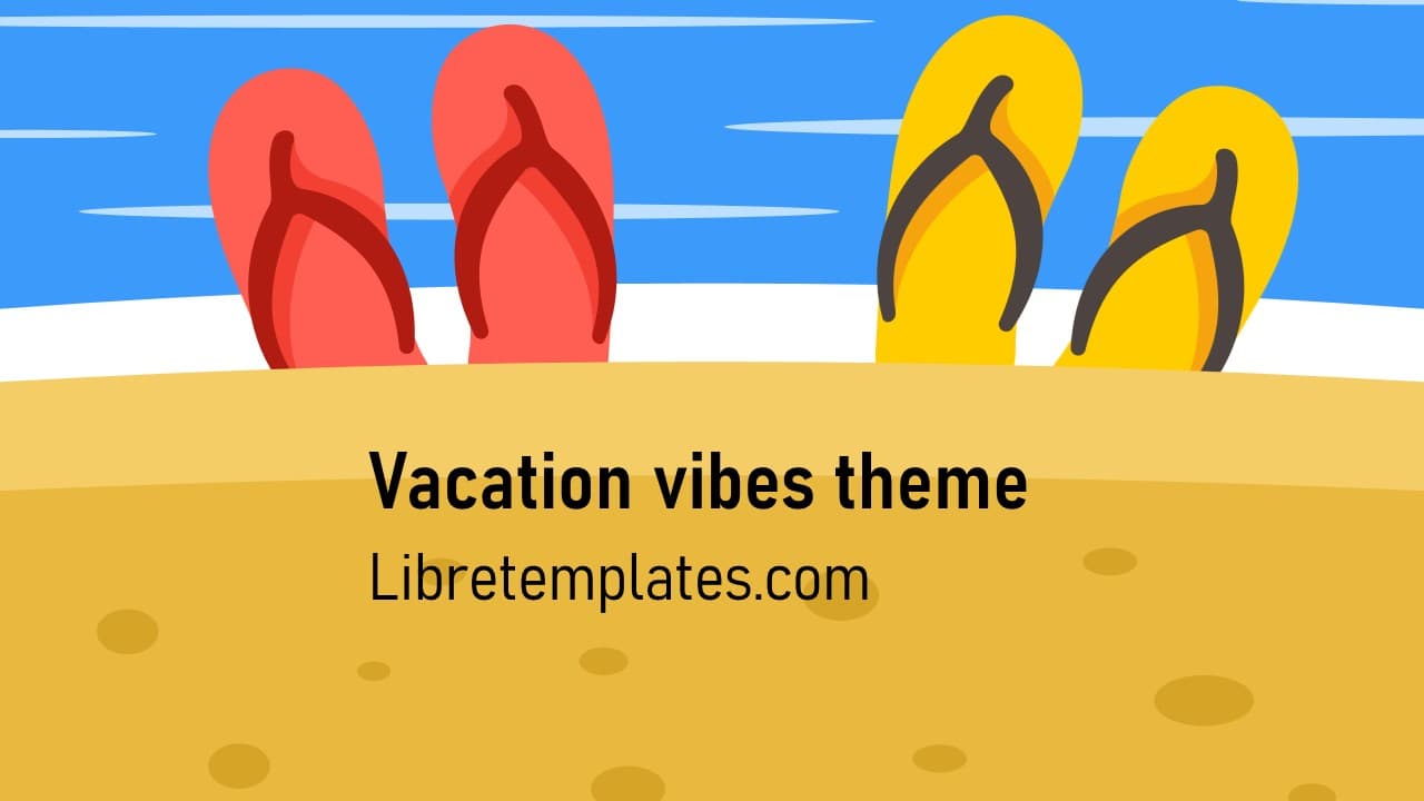 Vacation vibed theme