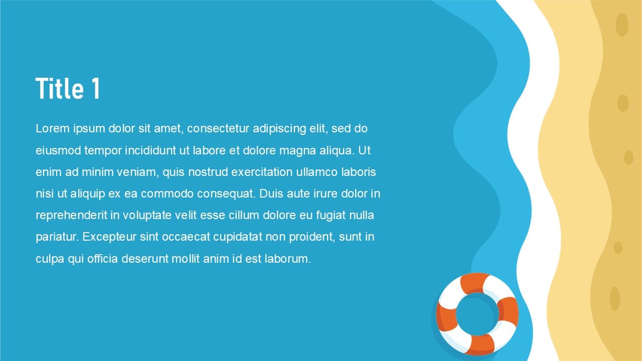 Beach theme - view 2