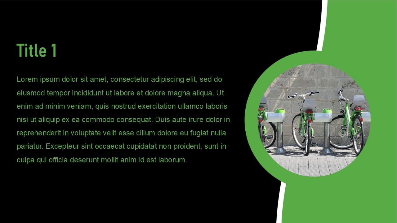 Bicycle transport theme - view 2