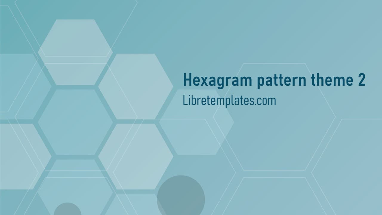 Hexagram pattern theme 2