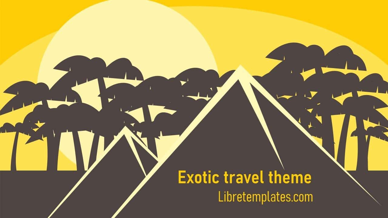 Exotic travel theme