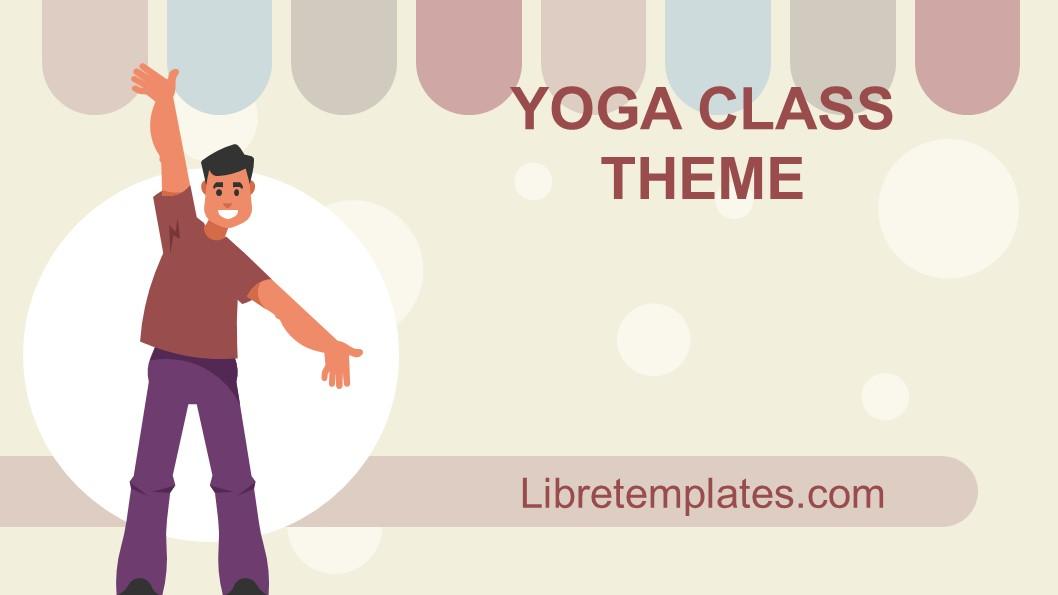 Tema för yogaklass