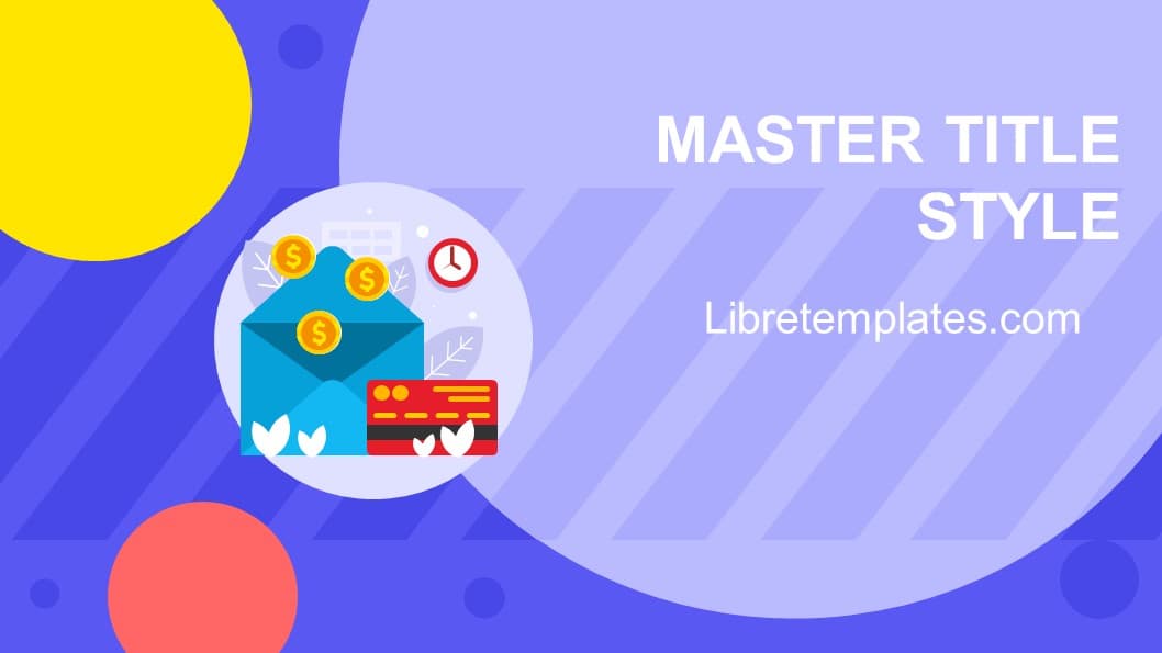 Colorful business finance theme