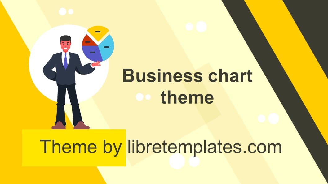 Business chart yellow theme