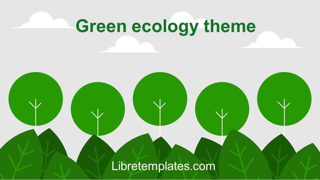 Ecology green theme