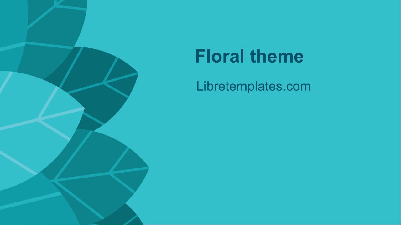 Floral theme