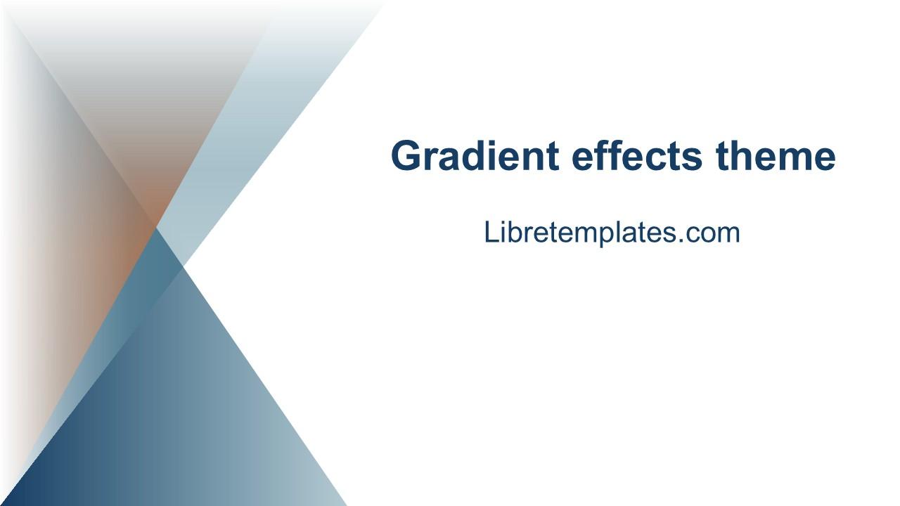 Gradient effect theme