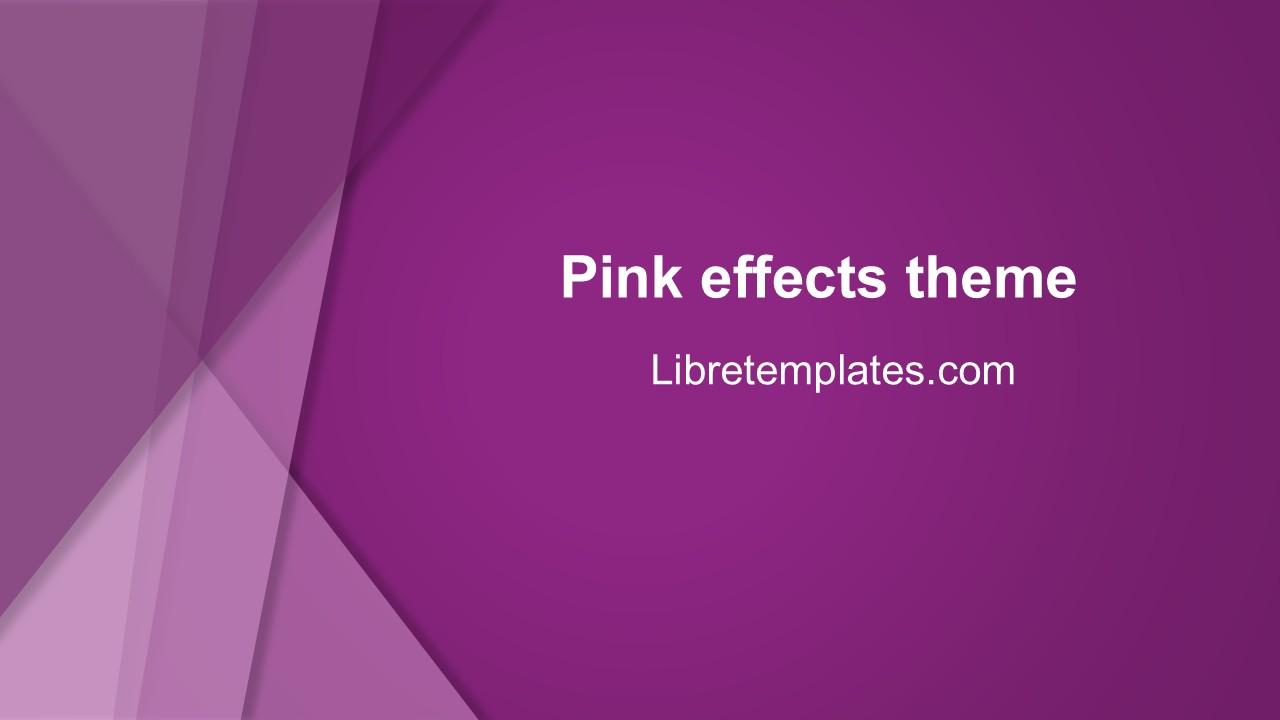 Pink effects theme