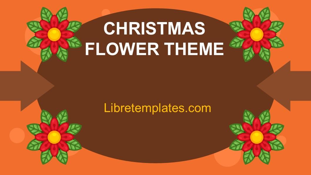 Christmas flower theme