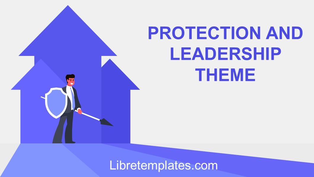 Businessman warrior theme