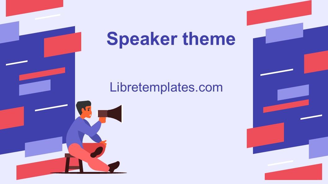 Speaker theme