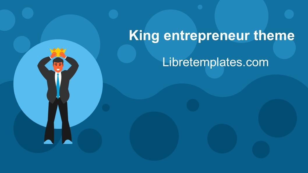 King entrepreneur theme