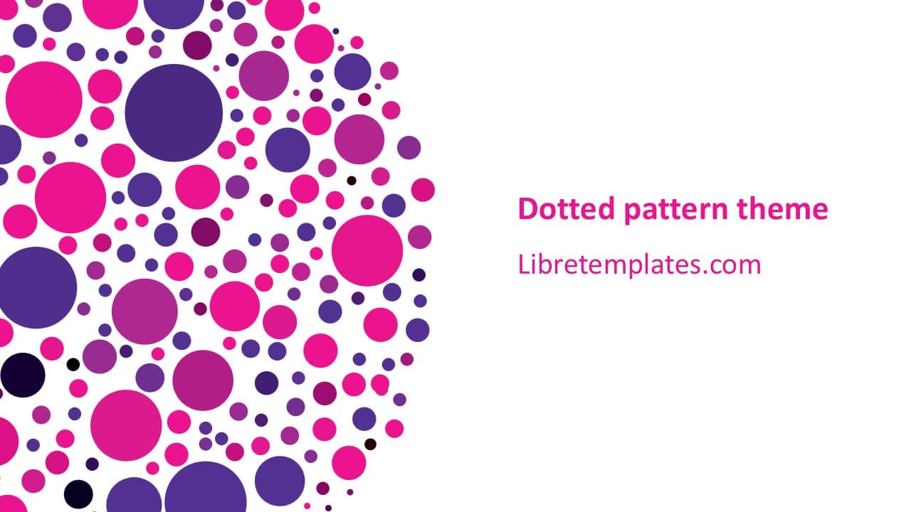 Rosa gepunktetes Muster