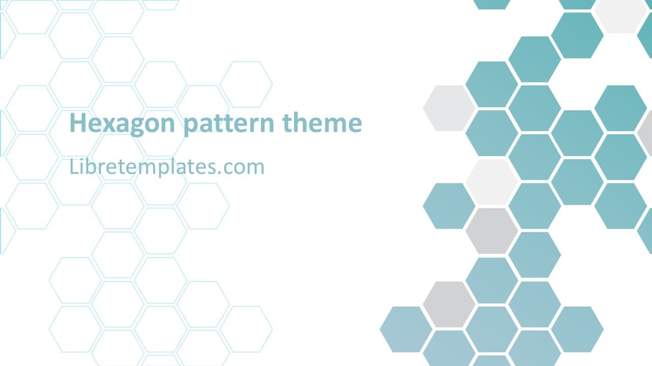 Hexagon-Muster-Thema