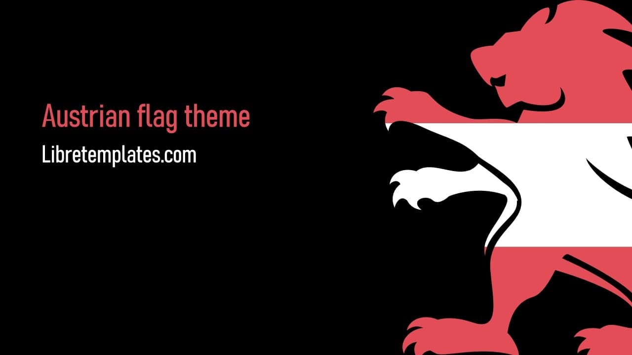 Thema der österreichischen Flagge