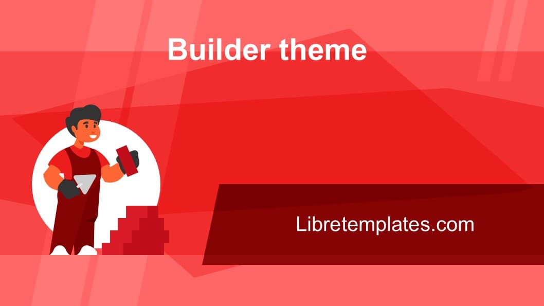 Rotes Builder-Design