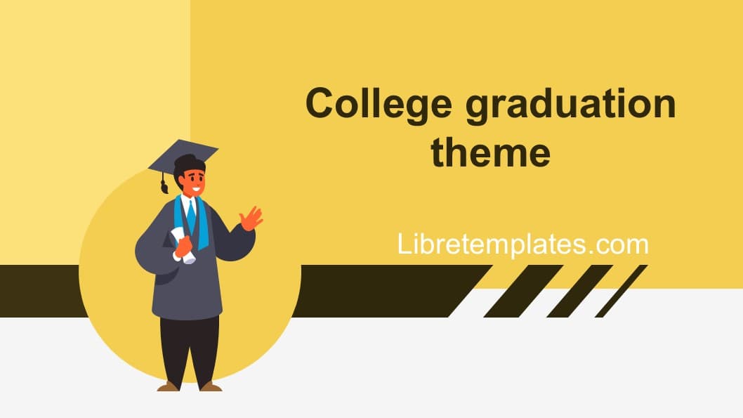 College and university graduation theme