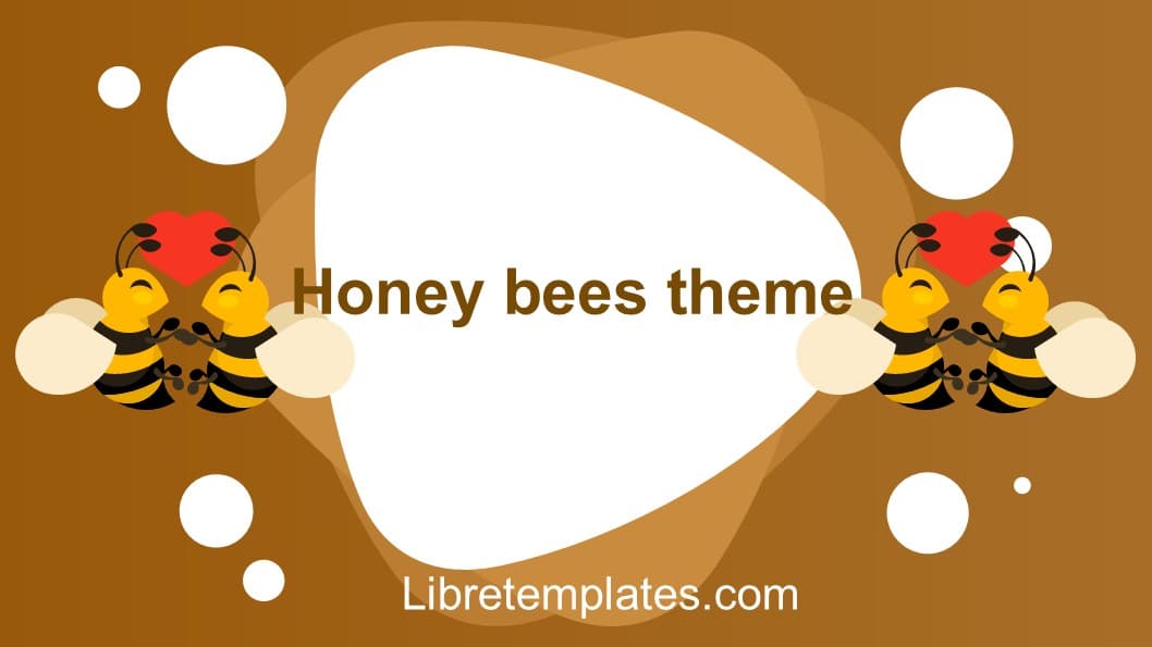 Honigbienen-Thema