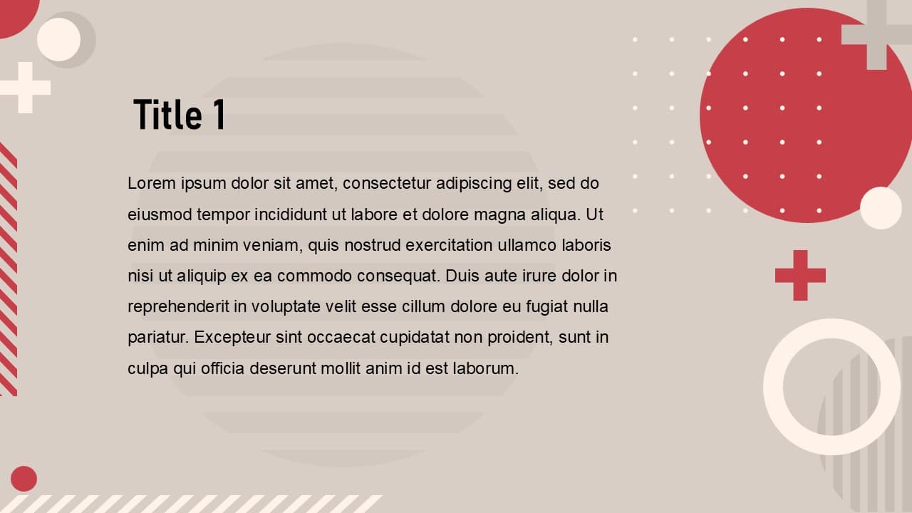 Thema farbenfrohe geometrische Formen - view 2