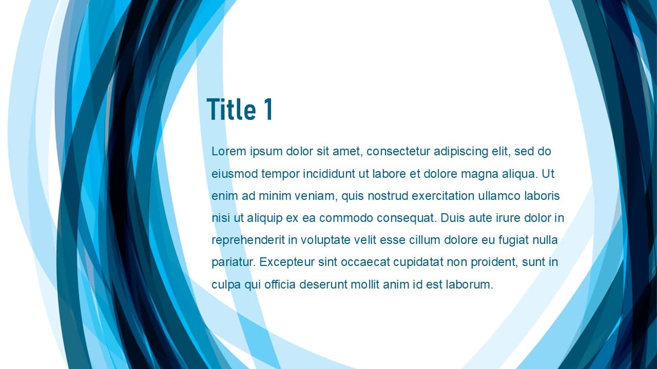 Abstrakte blaue Linien Thema 2 - view 2