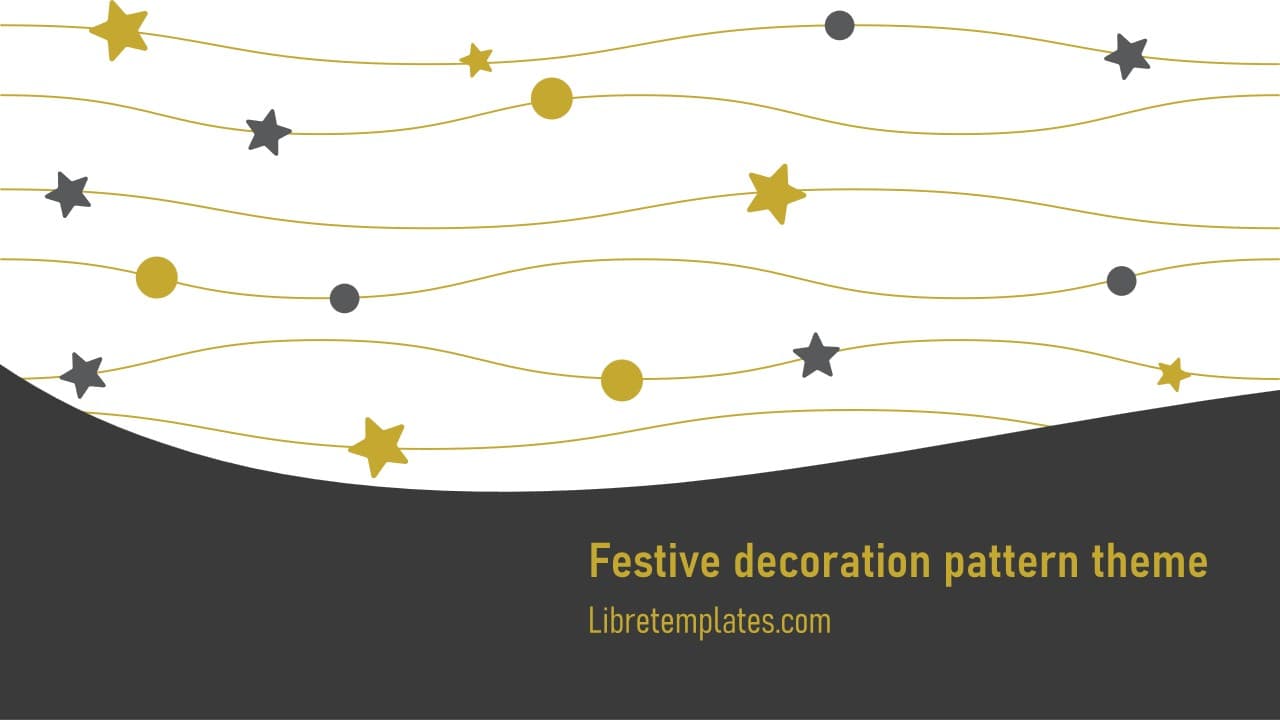 Festliches Dekorationsthema