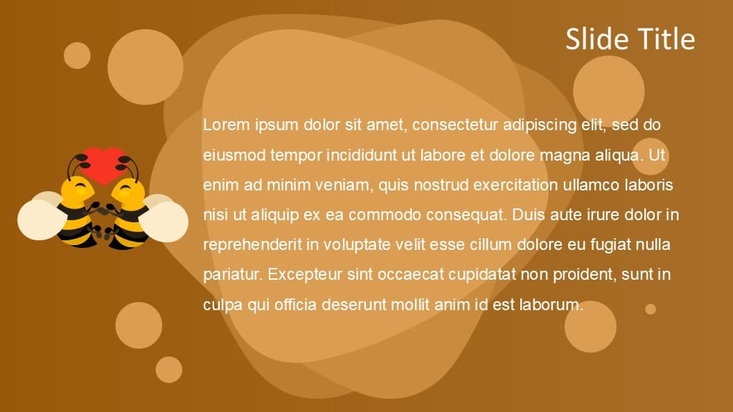 Honey bees theme - view 2