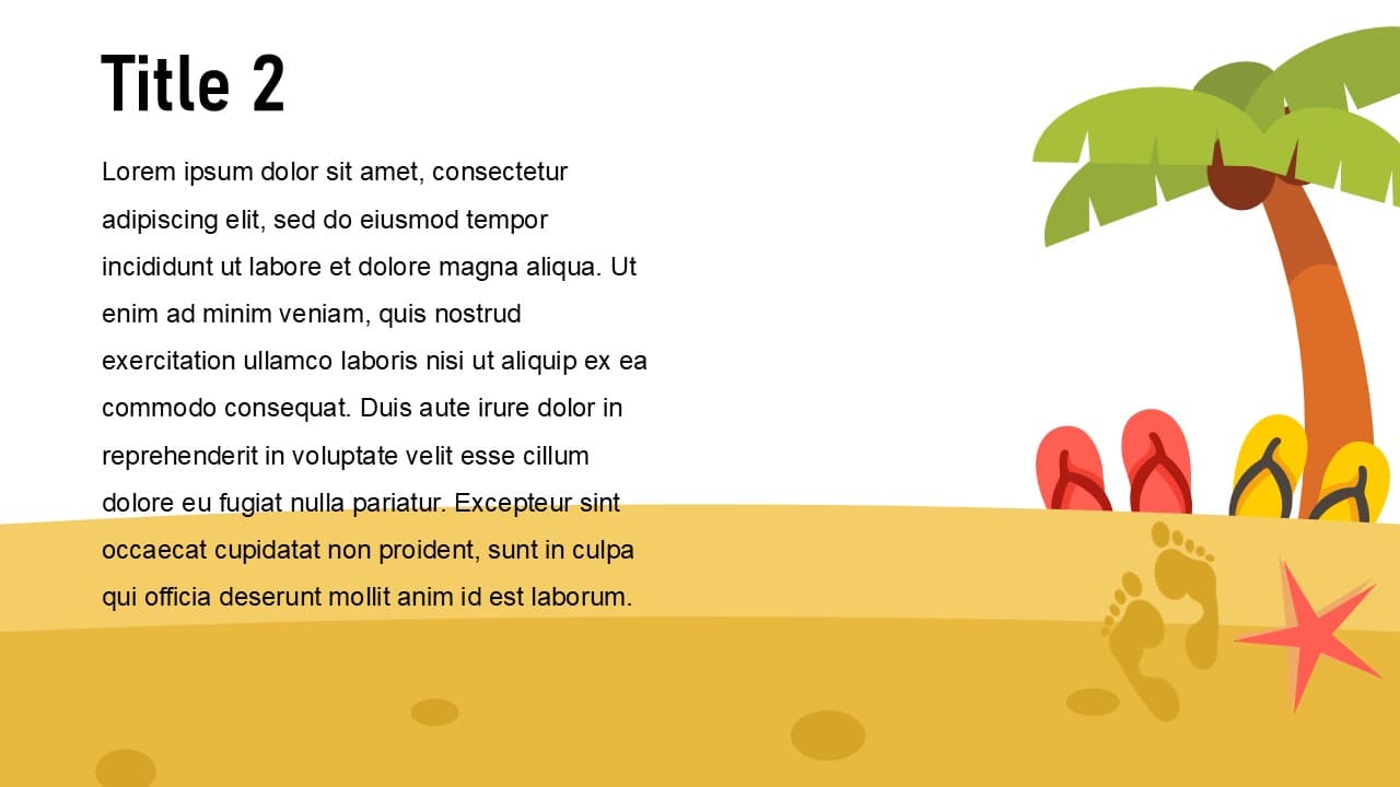 Vacation vibed theme - view 3