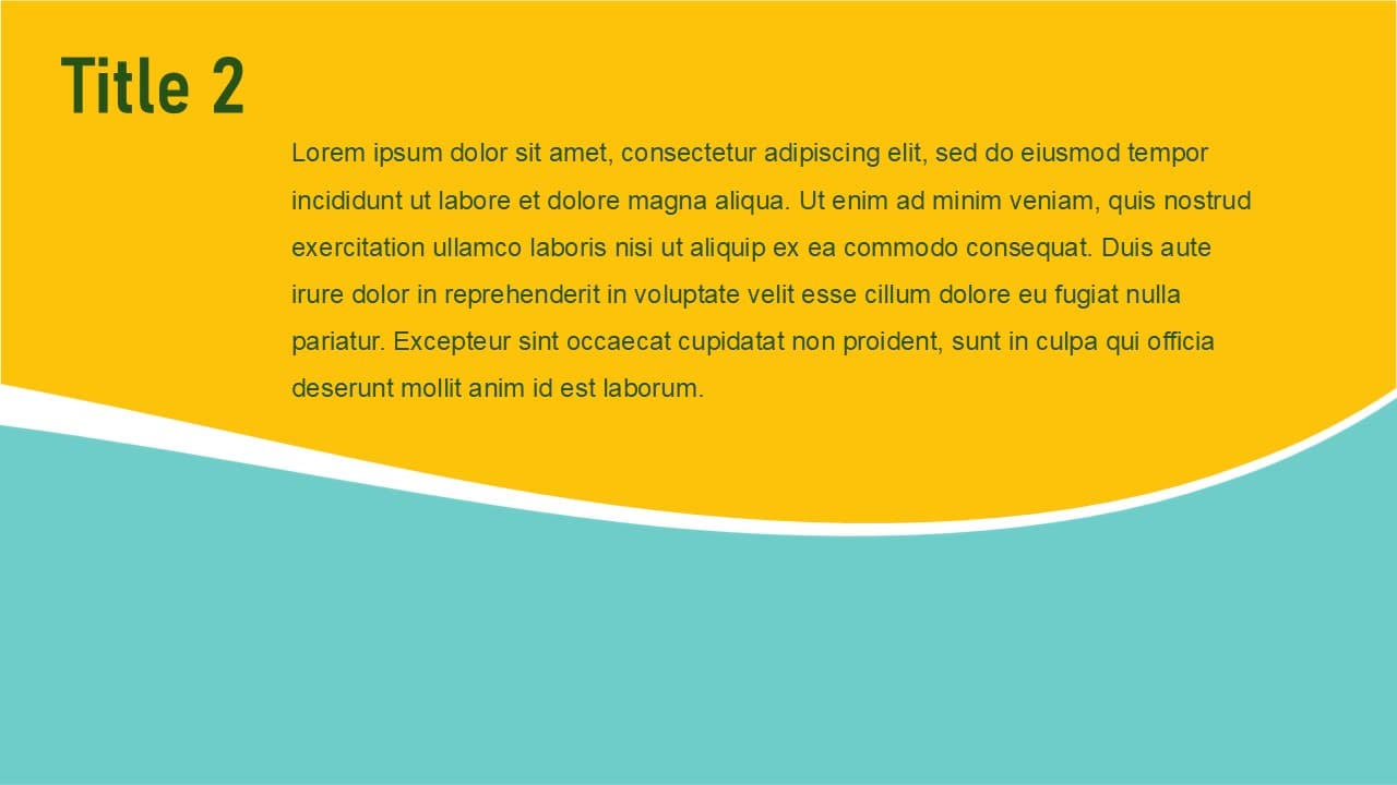 Simple two-color theme - view 3