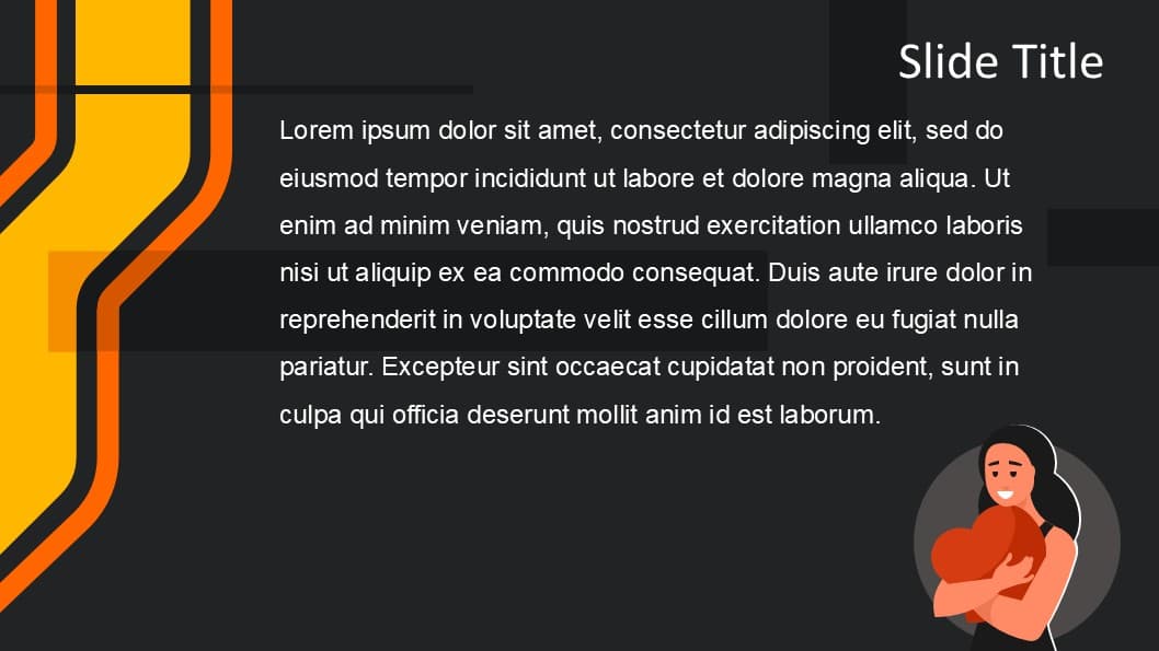 Woman in love theme - view 2