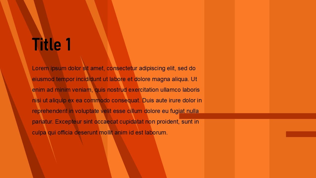 Simple orange and red theme - view 2