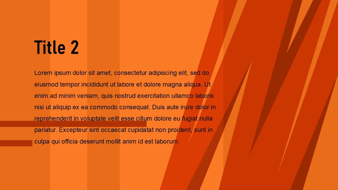 Simple orange and red theme - view 3