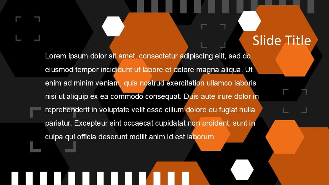 Abstraktes Hexagonen-Thema - view 2