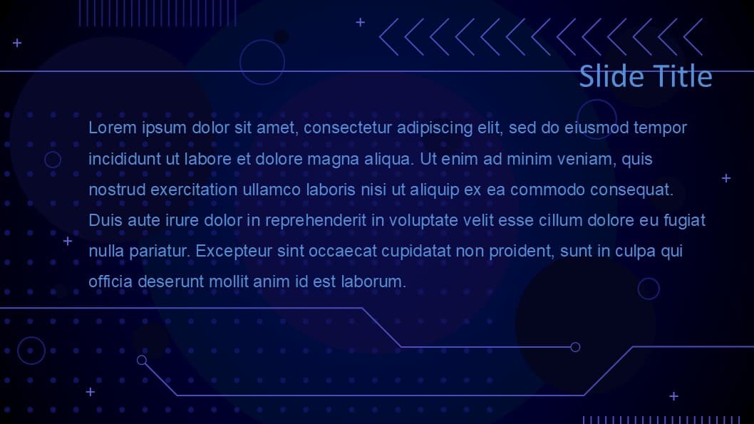 Dark blue theme 2 - view 2