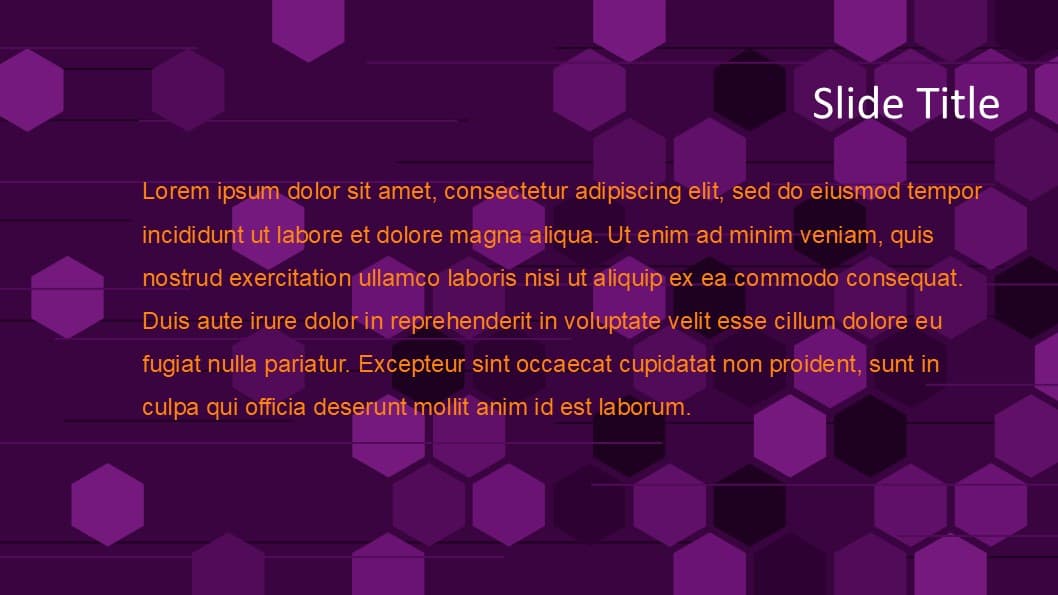 Pink hexagons theme - view 2