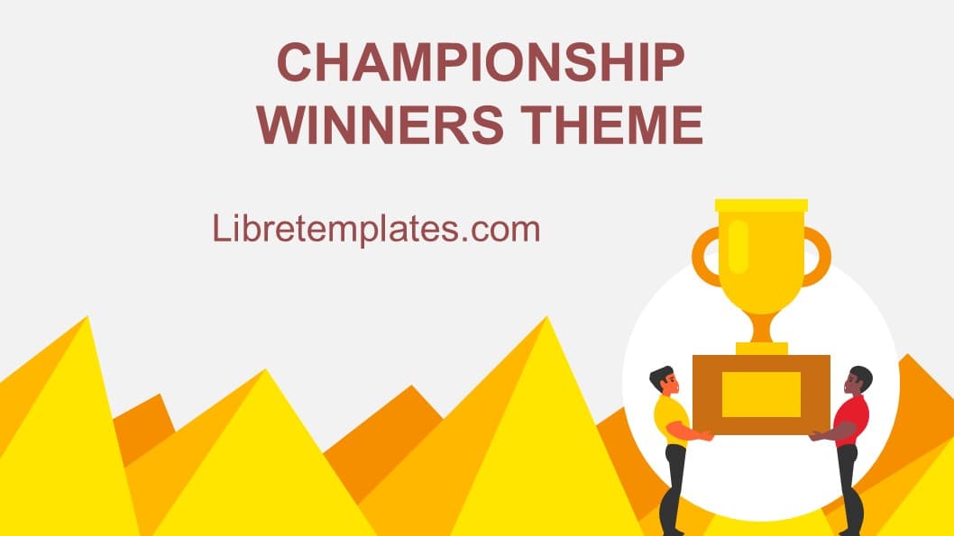 Thema der Trophäengewinner