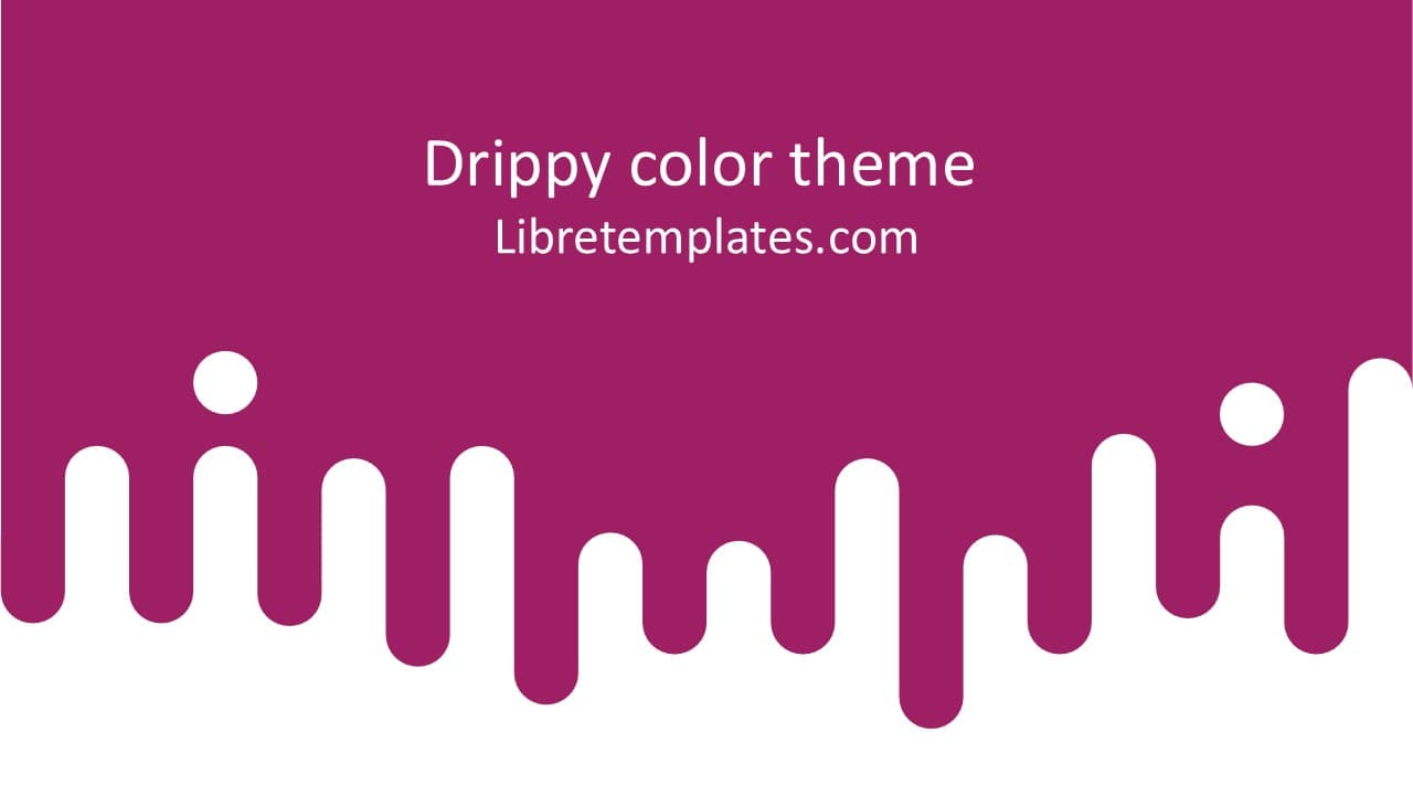 Tropfendes dunkelrosa Farbthema